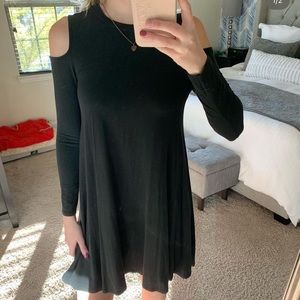 Topshop black stretchy dress